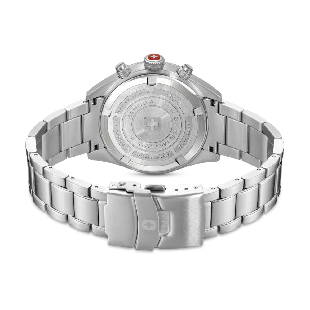 swiss-military-hanowa-spitfire-smwgi0007703-horloge-chronograaf-zilverkleurig-groen-zwart-43-mm