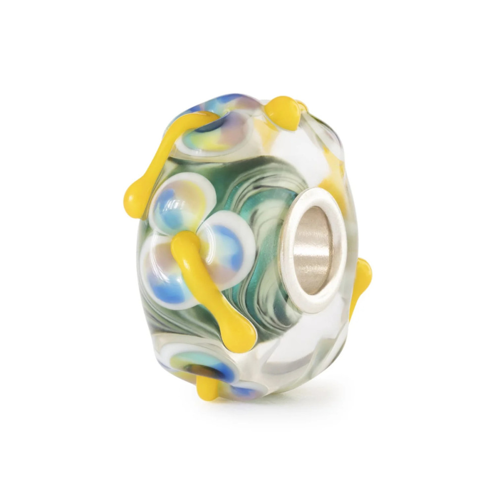 trollbeads-tglbe-20473-kraal-feeenbloem-geel-groen-blauw-zilver-glas