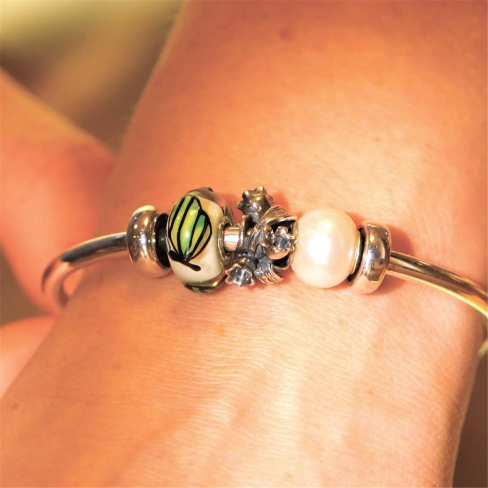 trollbeads-tglbe-20476-bosfladder-vlinder-kraal-groen-glas-zilver