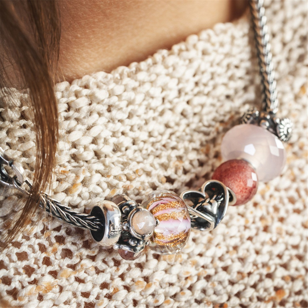 trollbeads-tglbe-30100-kraal-roze-melodie-zilver-glas