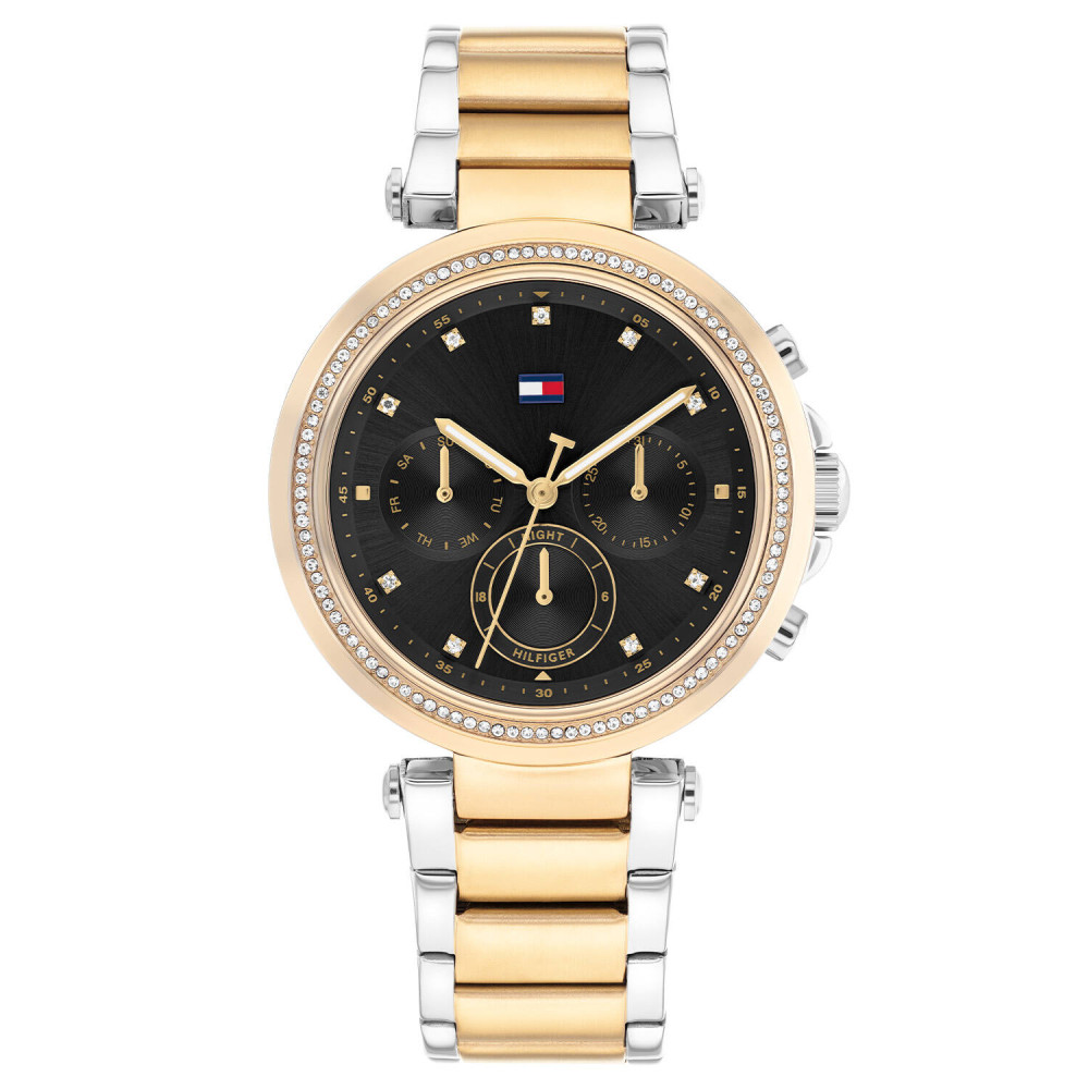 Tommy Hilfiger Dexter TH1792087 - Stijlvolle Chronograaf Herenhorloge Met Zwarte Wijzerplaat Diameter 46 Mm 1