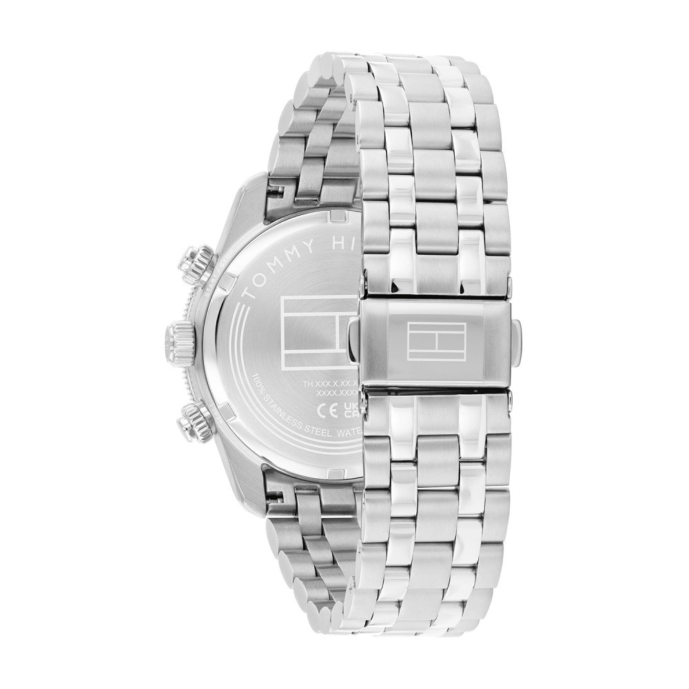 tommy-hilfiger-th85-chronograph-th1792214-groen-herenhorloge-staal-en-zilverkleurig-o-41-mm