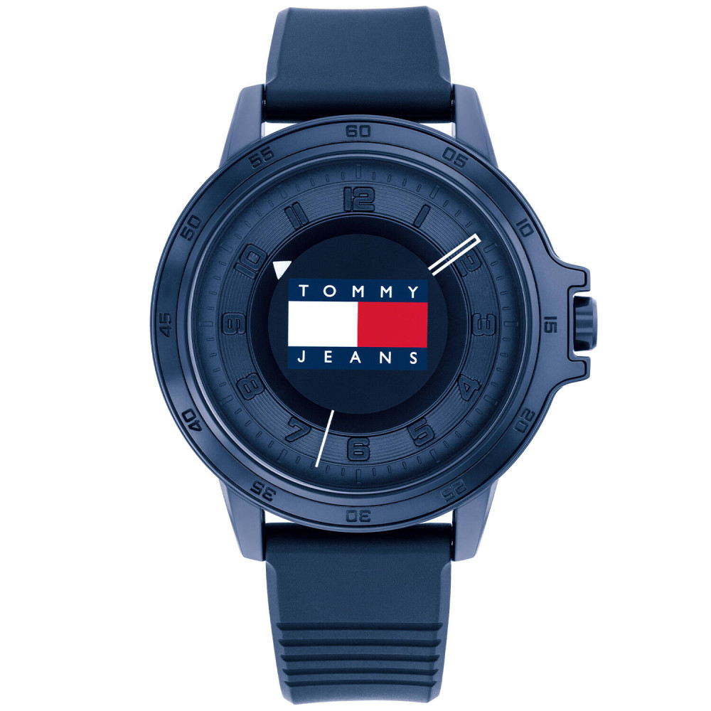 tommy-hilfiger-tommy-jeans-th1792034-stijlvol-herenhorloge-met-zwarte-wijzerplaat-en-blauwe-siliconen-band-diameter-44-mm
