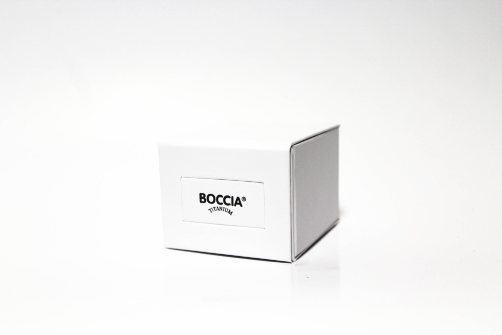 boccia-titanium-3164-01-mat-en-glanzend-dameshorloge-zilverkleurig-titanium-met-witte-wijzerplaat