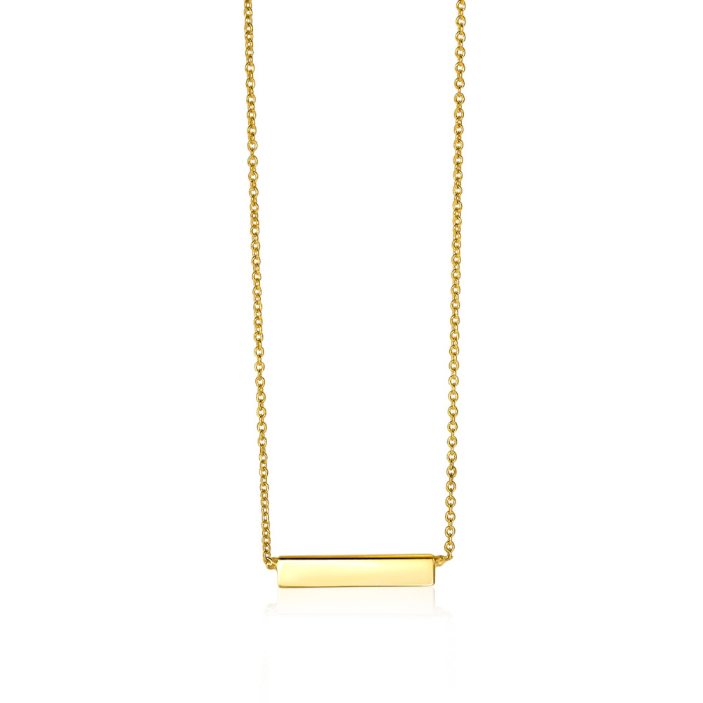 zinzi-gravures-zgc176-ketting-gouden-staafje-5x2-mm-breed-lengte-40-42-cm