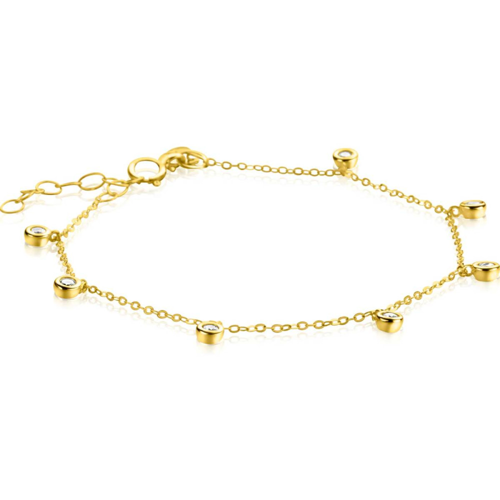 zinzi-liekes-favorieten-zga451-armband-goud-14-karaat-zirkonia-hangers-lengte-15-5-18-5-cm