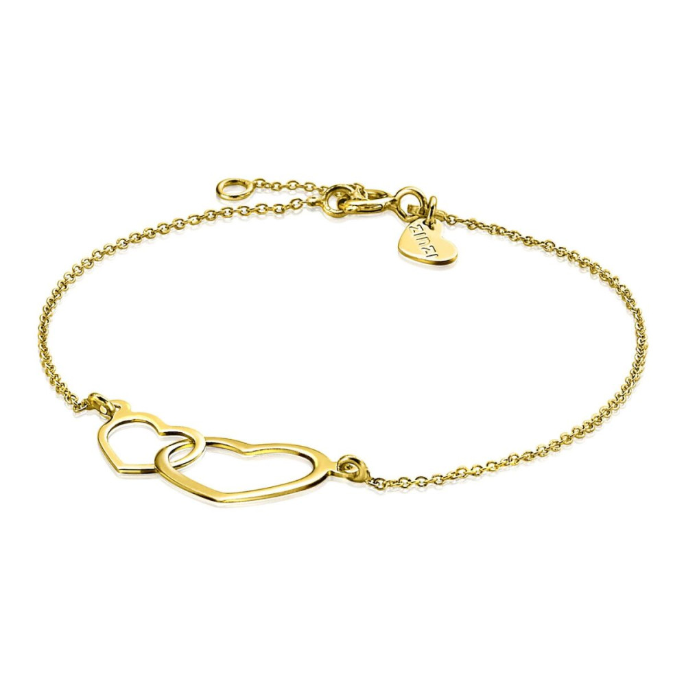 zinzi-zga114-hartjes-armband-goud-14-karaat-glanzend-12-mm-breedte-lengte-18-20-cm