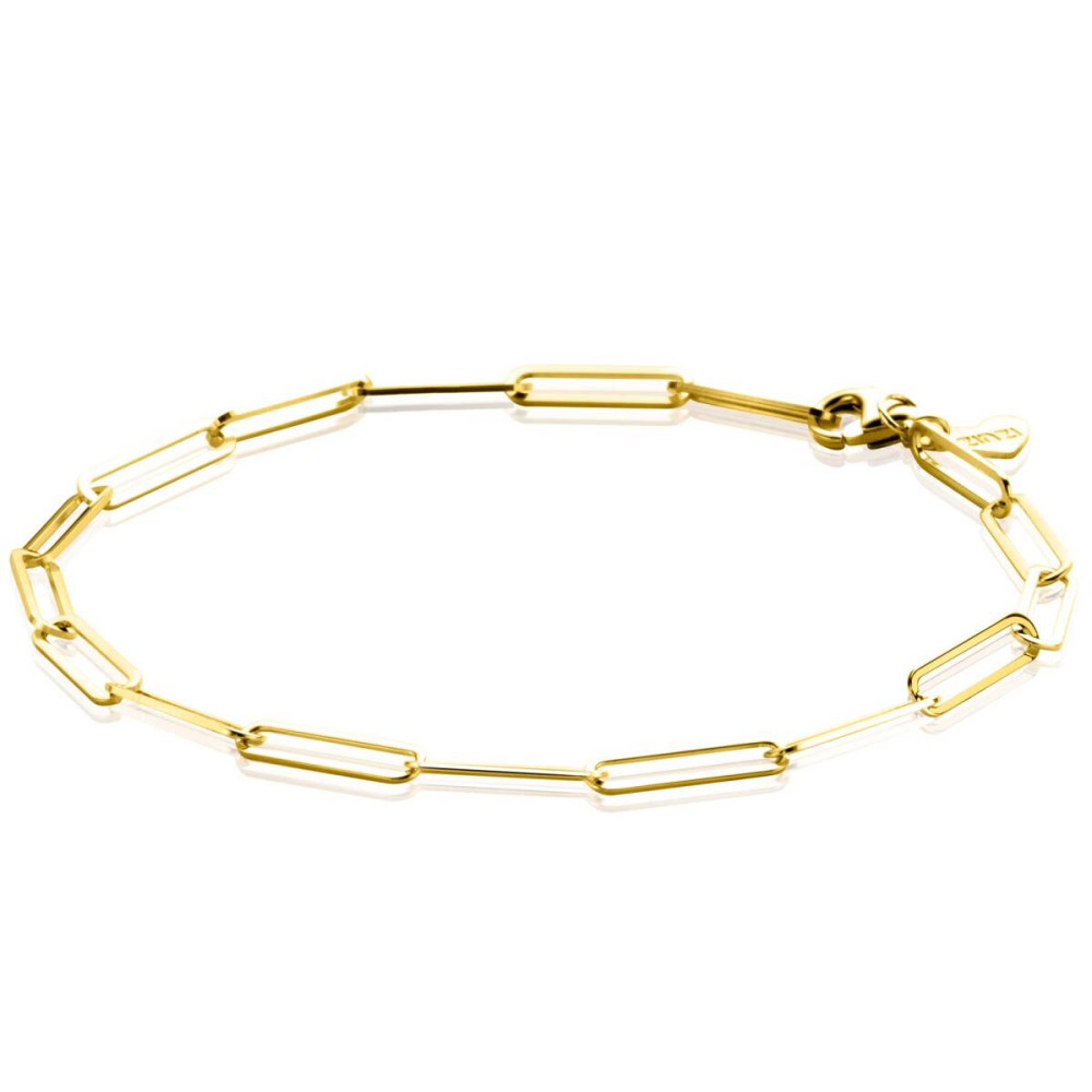 zinzi-zga386-paperclip-schakelarmband-14-karaat-goud-glanzend-3-mm-breedte-lengte-19-cm