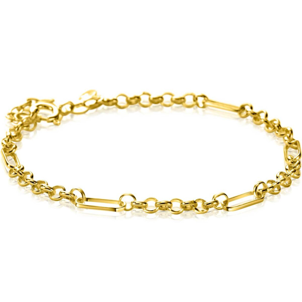 zinzi-zga495-schakelarmband-14-karaat-goud-paperclip-jasseron-3-mm-breedte-lengte-17-19-cm