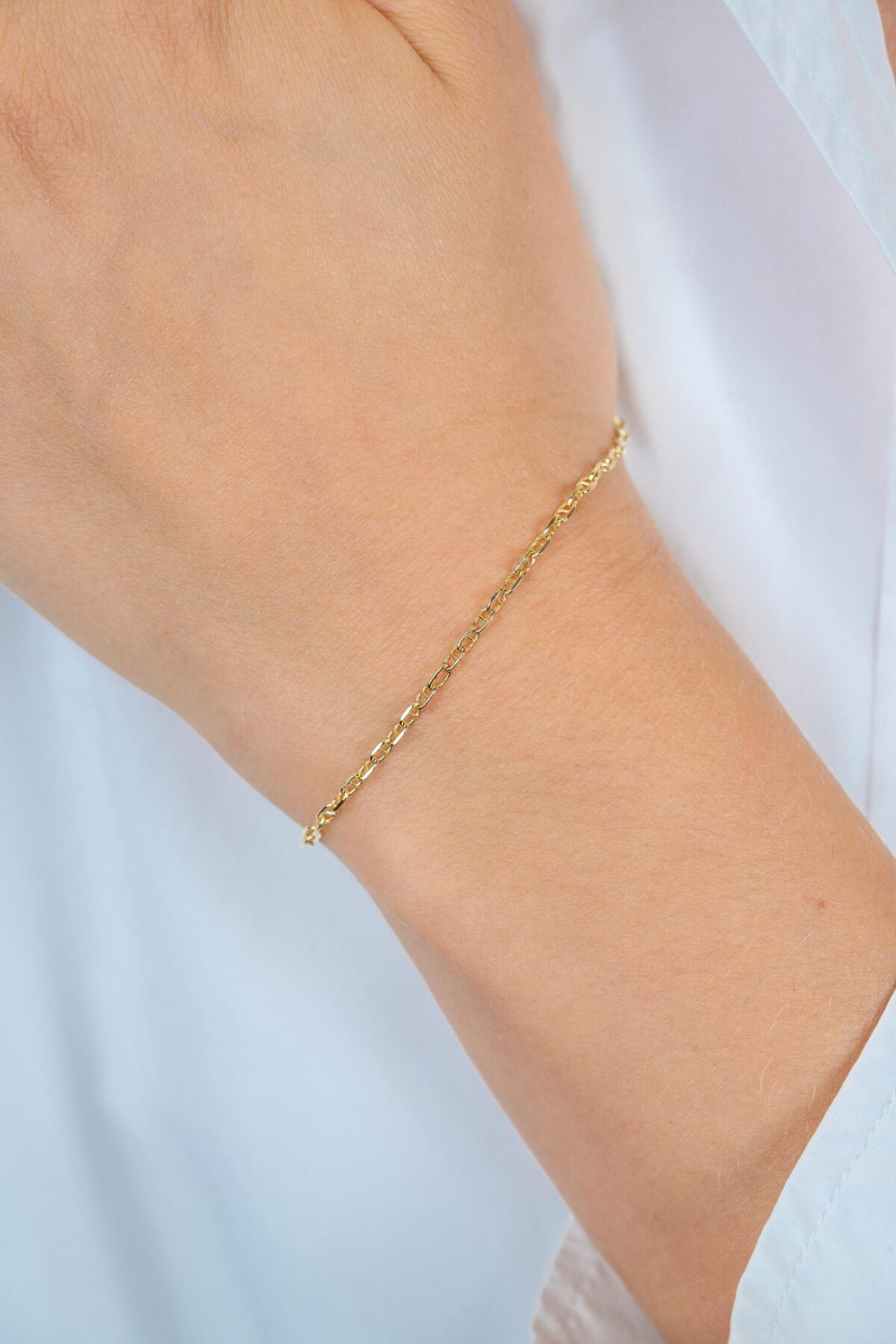 zinzi-zga577-marine-schakelarmband-14-karaat-goud-glanzend-2-mm-breedte-lengte-18-5-cm