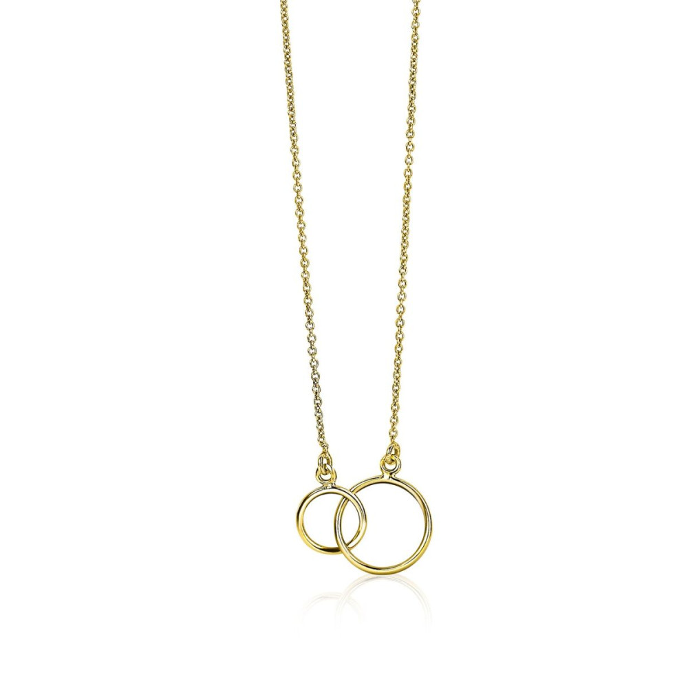 zinzi-zgc115-ketting-14k-goud-ronde-hanger-11-5-mm-diameter-lengte-40-42-cm