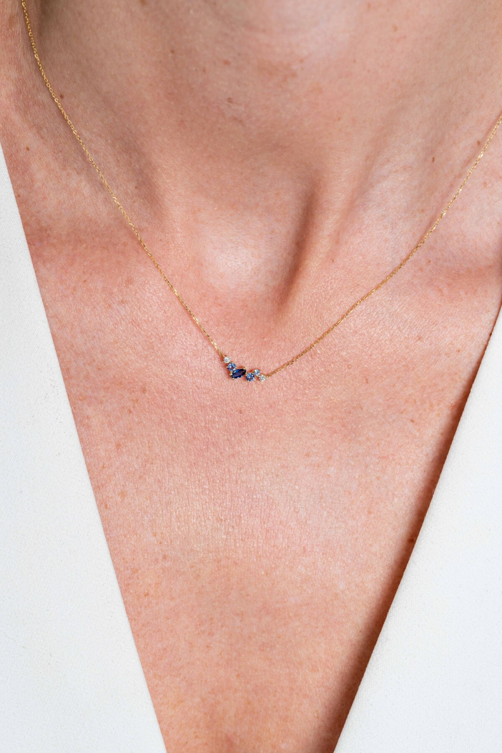 zinzi-zgc381-ketting-goud-zirkonia-blauw-transparant-4-6-mm-breed-lengte-40-43-cm