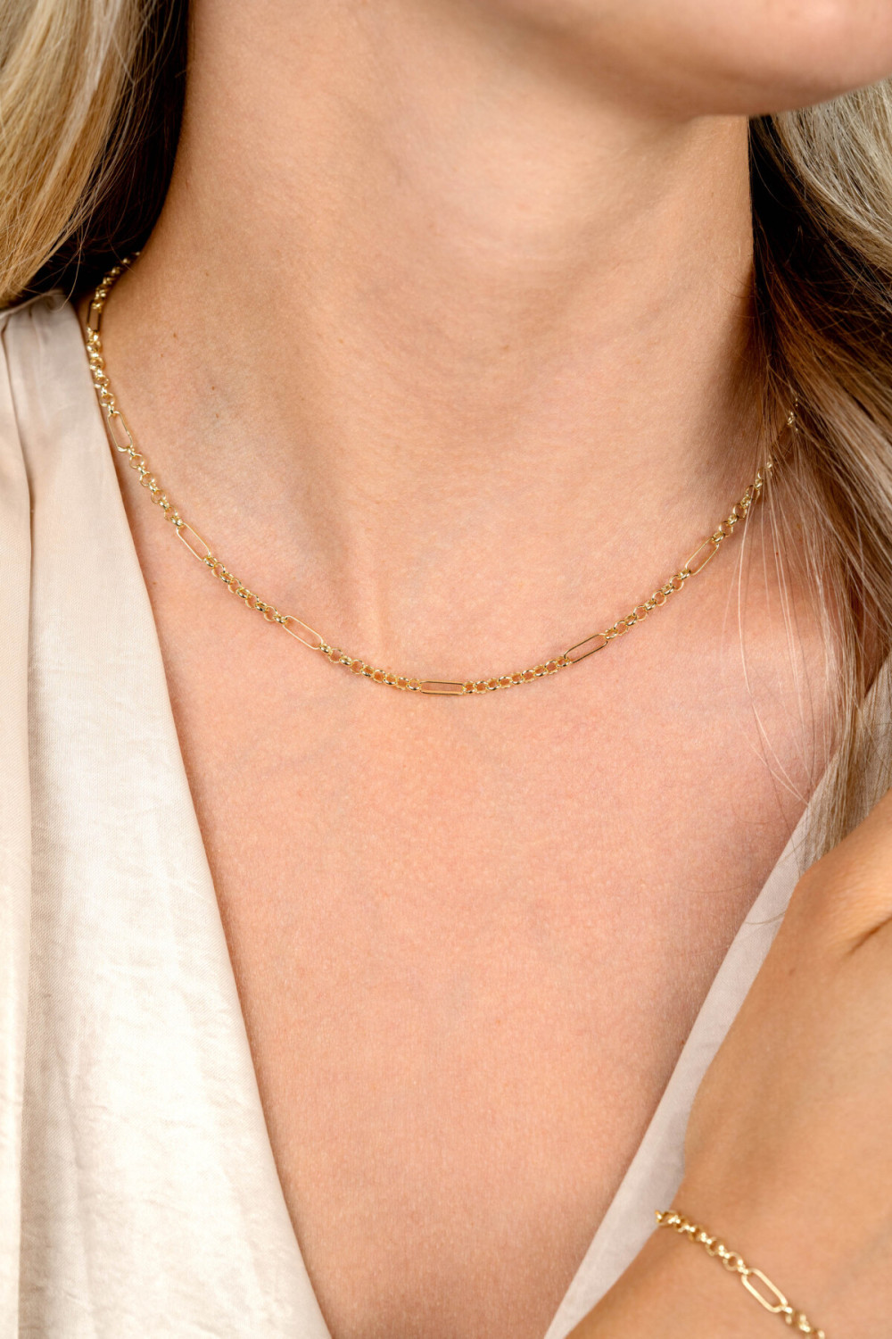 zinzi-zgc495-gouden-schakelketting-jasseron-paperclip-glanzend-3-2-mm-breedte-lengte-41-43-cm