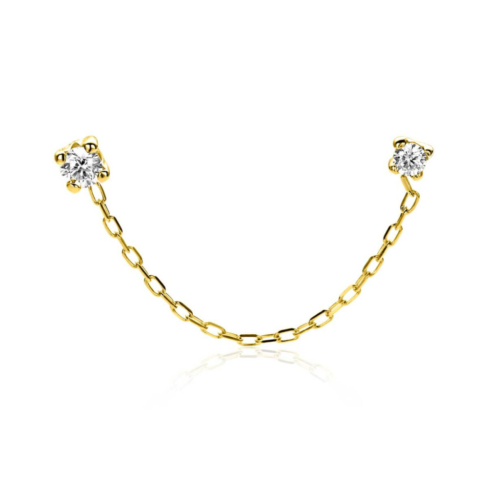 zinzi-zgo547-dubbele-oorstekers-14-karaat-gouden-anker-schakels-zirkonia-3-5-mm-diameter