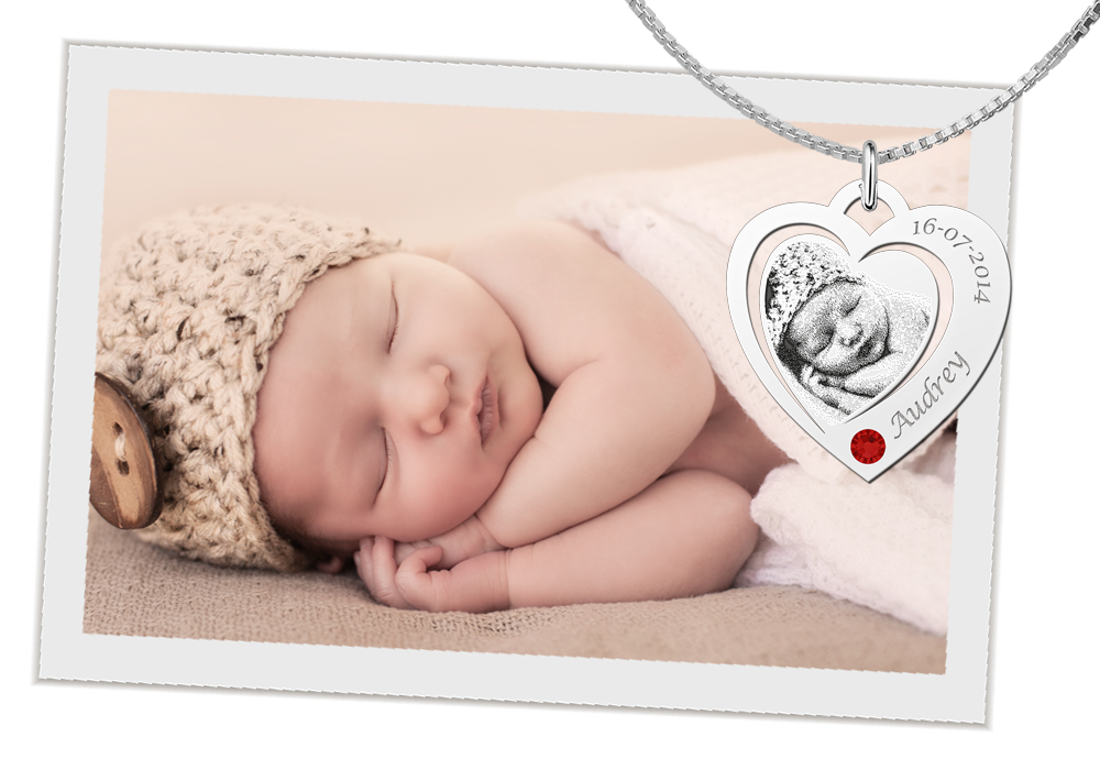 names4ever-zilveren-hartjes-hanger-met-foto-geboortesteen-en-tekst-hoogte-26-mm