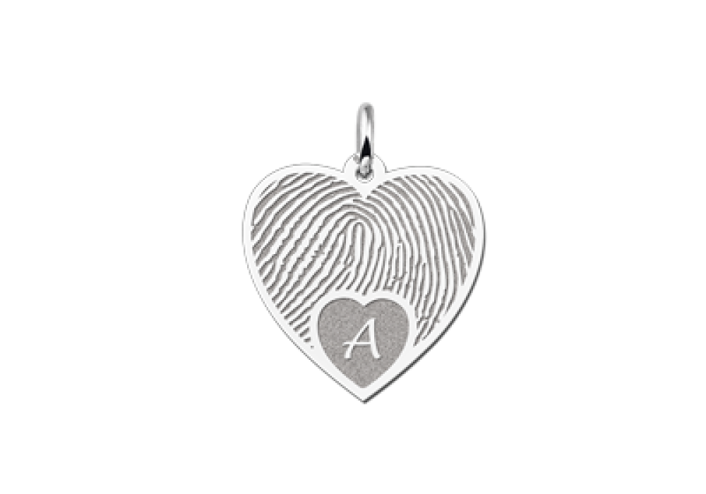 names4ever-hart-hanger-van-zilver-met-vingerafdruk-en-letter-20-mm-x-20-mm