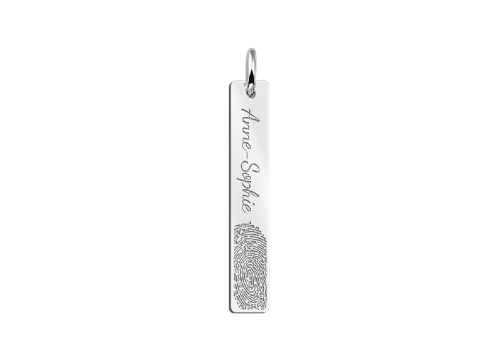 names4ever-zilveren-bar-hanger-met-vingerafdruk-en-naam-hoogte-32-mm