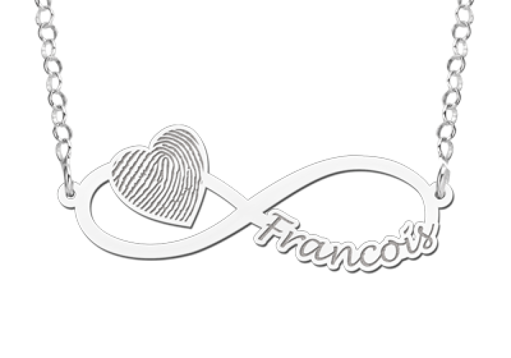 names4ever-zilveren-infinity-ketting-met-vingerafdruk-en-naam-lengte-45-cm