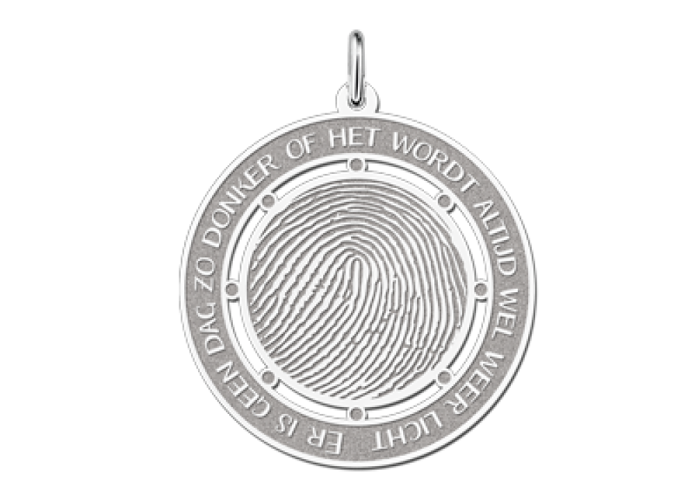 names4ever-zilveren-ronde-hanger-met-vingerafdruk-en-persoonlijke-tekst-diameter-30-mm