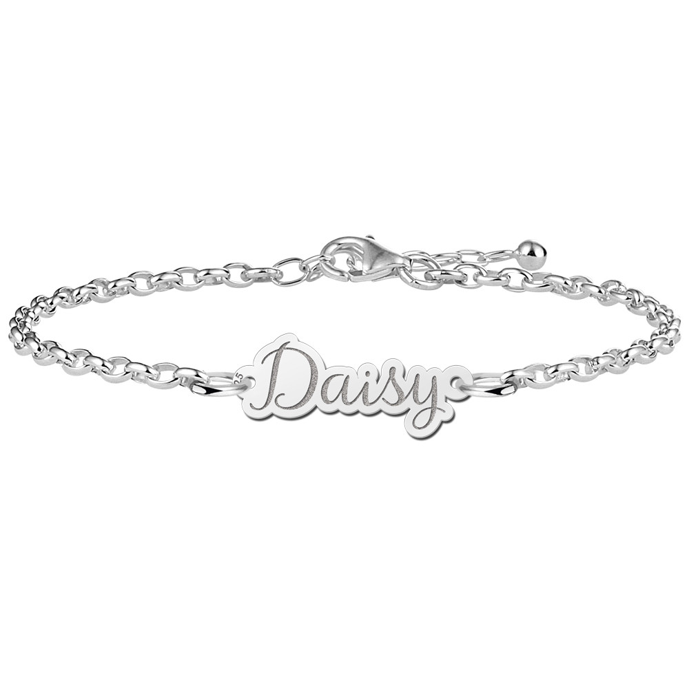 names4ever-zna12-zilveren-naamarmband-met-uitgesneden-daisy-en-ankerschakel