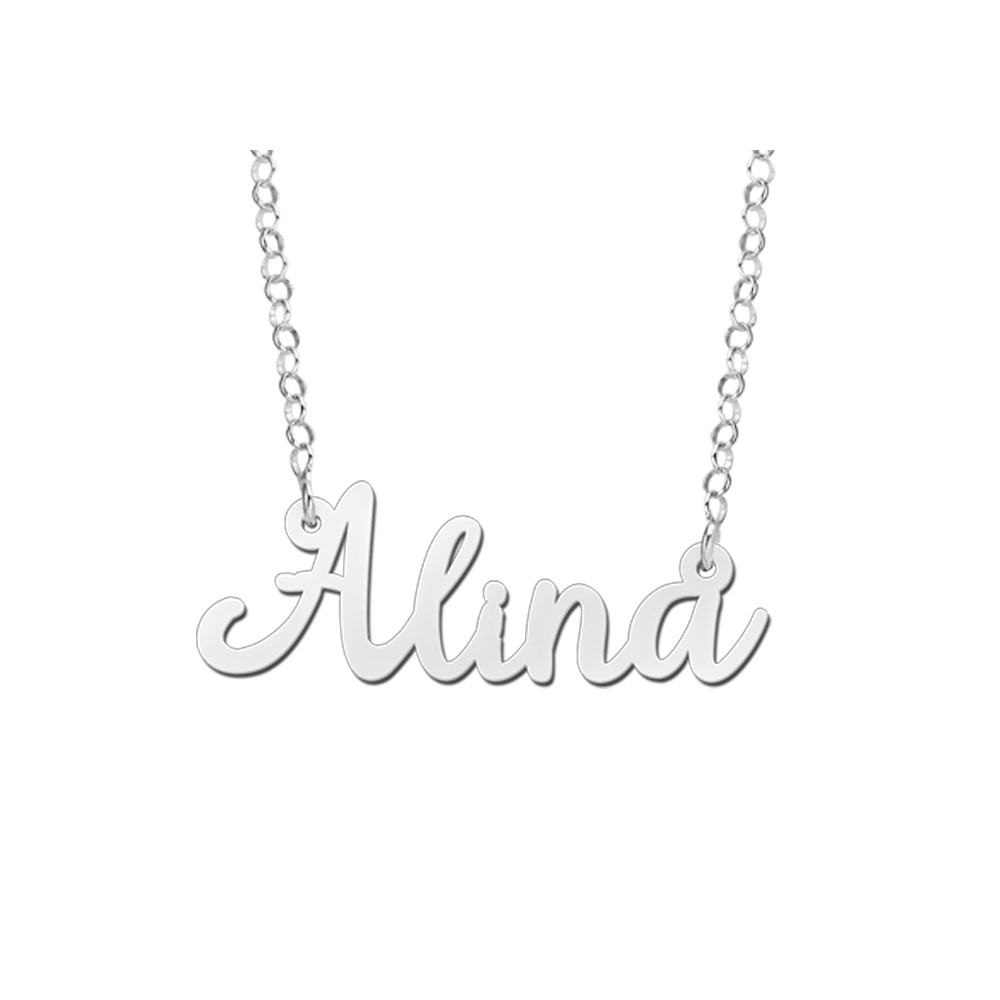 names4ever-znk63-sierlijke-naamketting-met-jasseron-in-zilver-lengte-42-cm