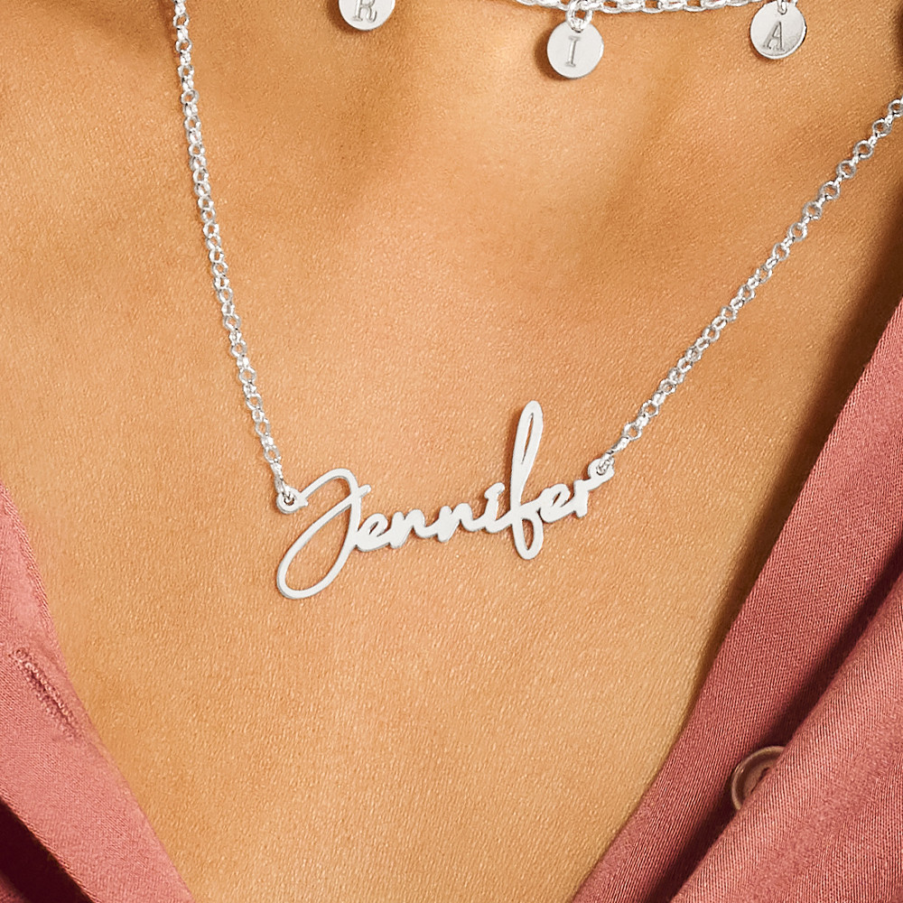 names4ever-znk64-sierletter-ketting-met-hanger-zilver-lengte-42-cm
