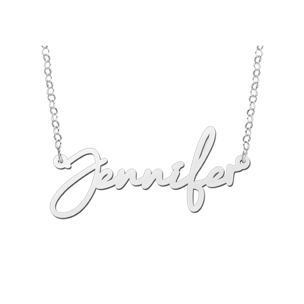 names4ever-znk64-sierletter-ketting-met-hanger-zilver-lengte-42-cm