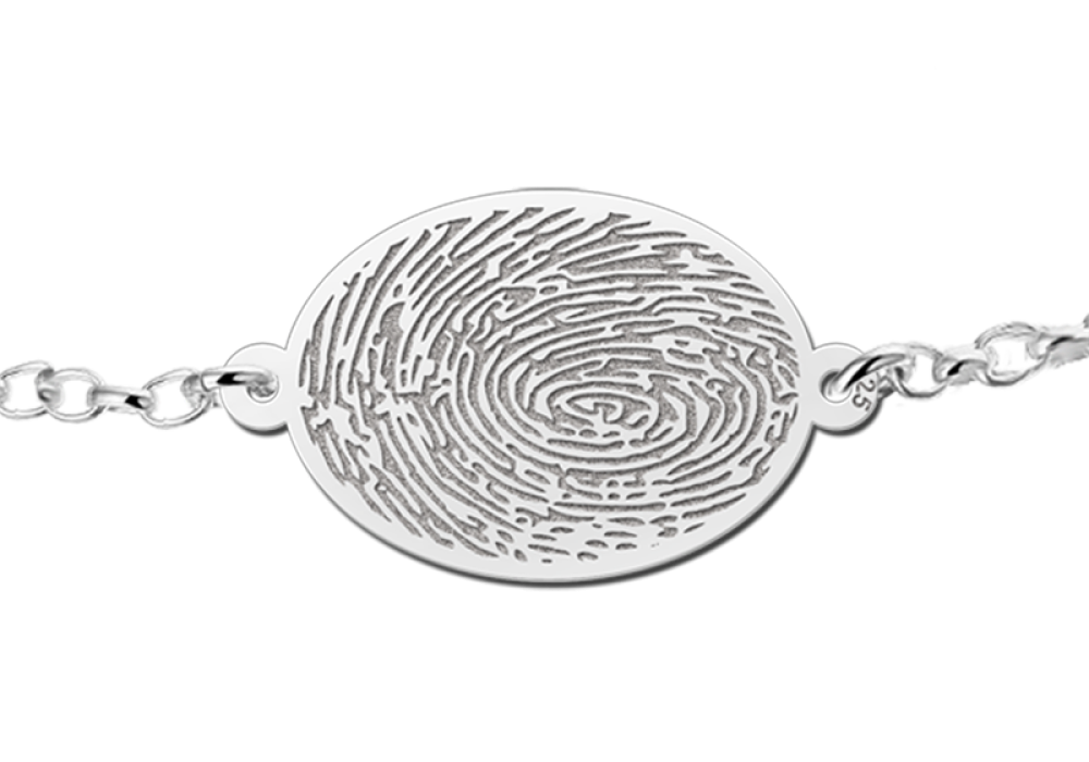 zilveren-gepersonaliseerde-schakelarmband-met-vingerafdrukhanger
