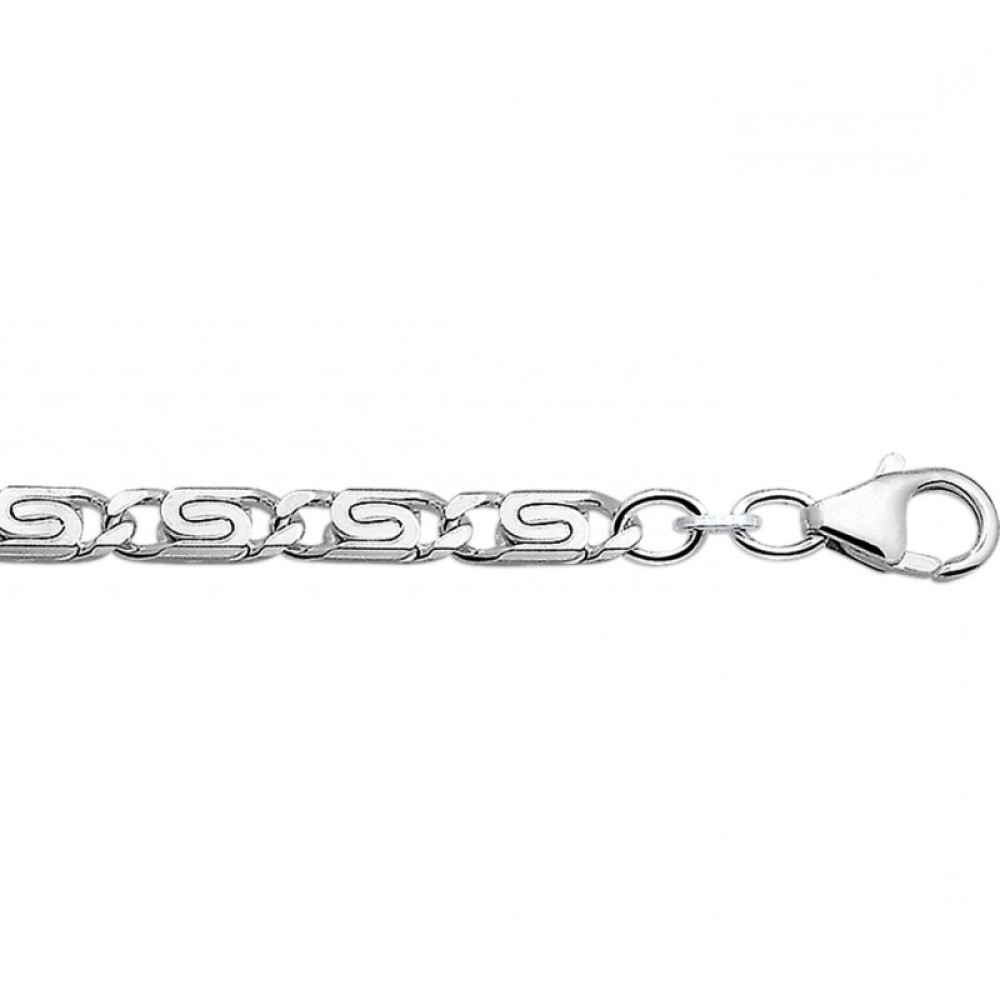 zilveren-schakelarmband-met-gedraaid-ovaal-ontwerp