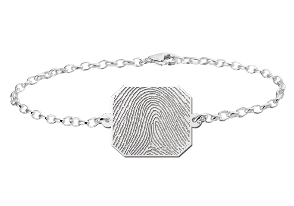 zilveren-schakelarmband-met-rechthoekige-vingerafdrukhanger-16-5-mm-x-15-mm-lengte-17-20-cm