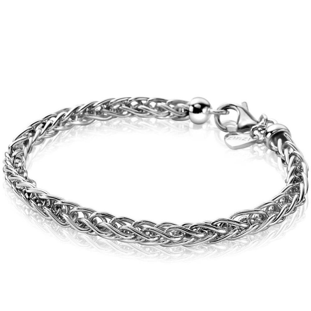 zinzi-chain-zia2214-armband-zilver-vossenstaart-schakels-5-mm-breedte-lengte-19-cm