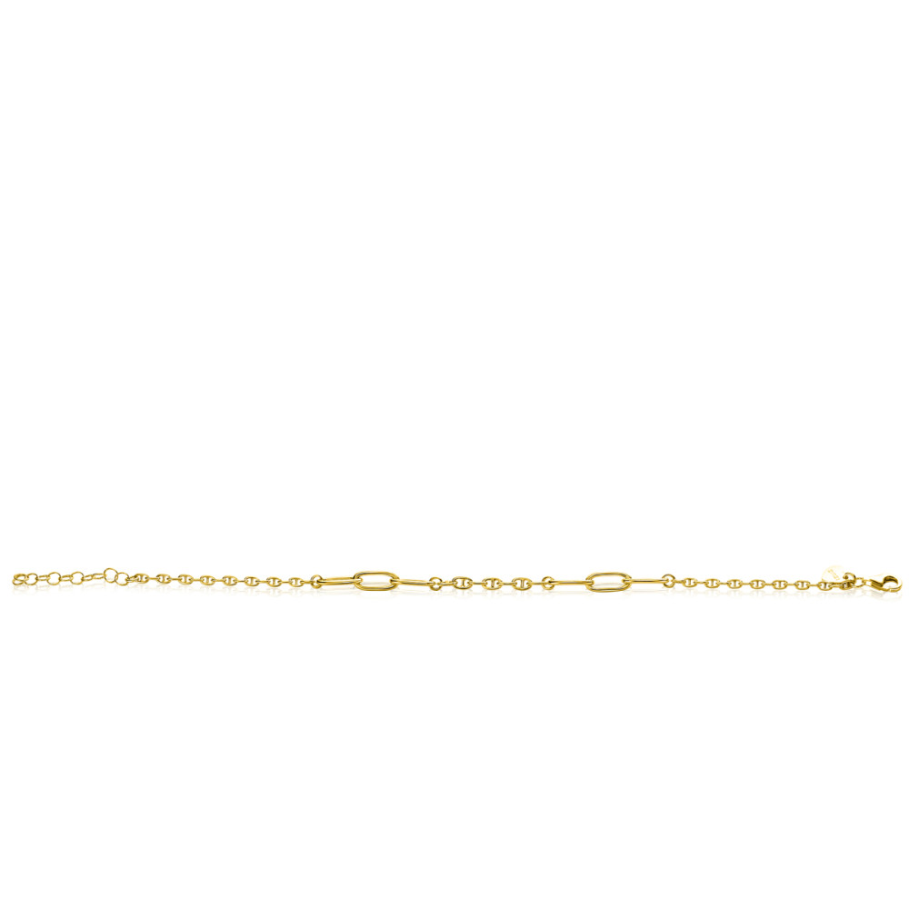 zinzi-chain-zia2413g-marine-schakelarmband-gold-plated-4-5-mm-breedte-lengte-18-20-cm
