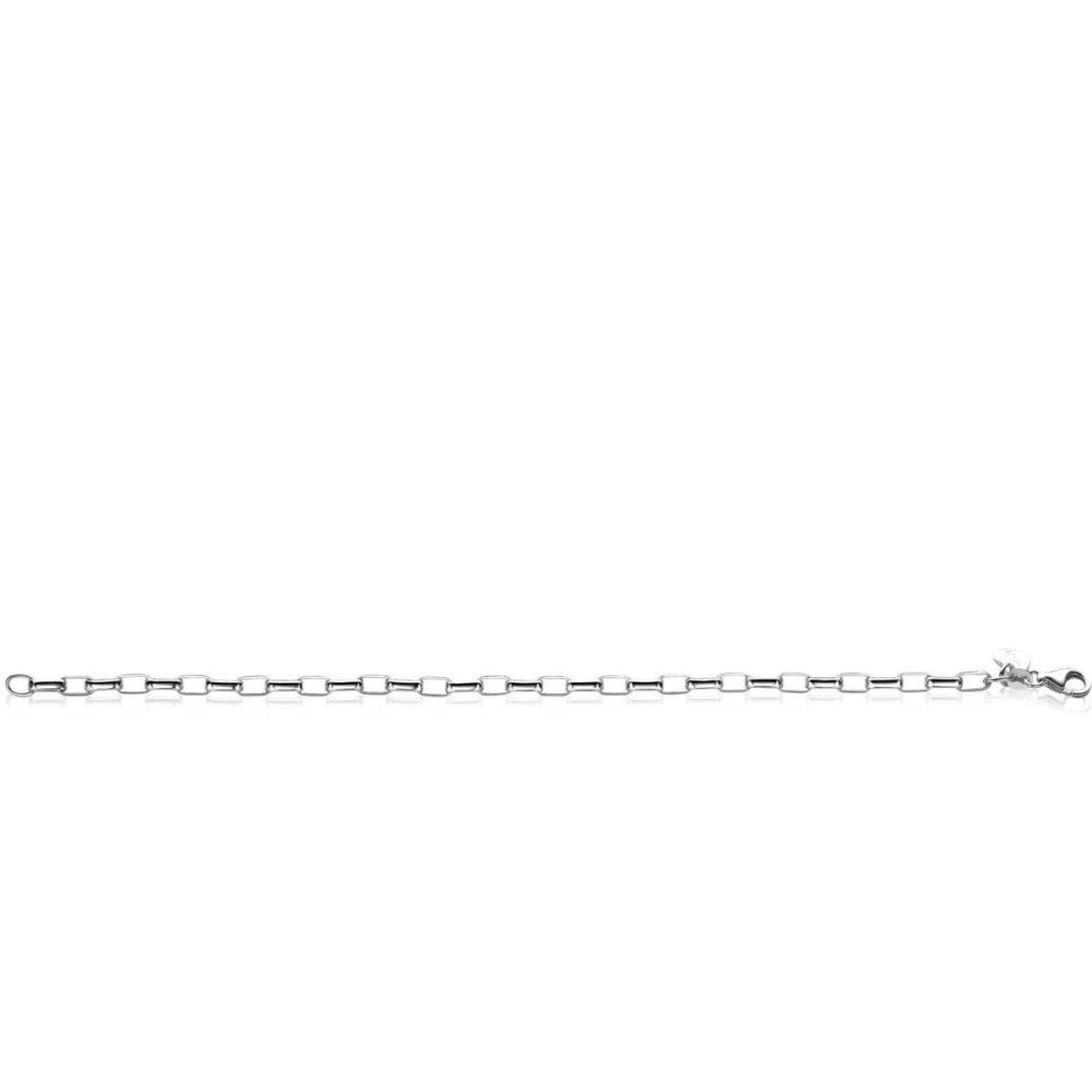 zinzi-chain-zia2514-rechthoekige-schakelarmband-zilver-3-8-mm-breedte-lengte-20-cm
