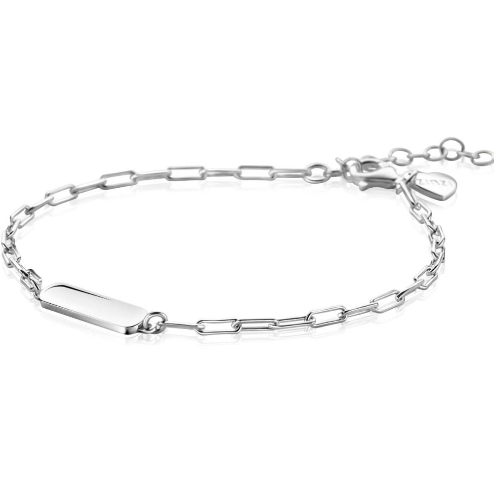 zinzi-gravures-zia2530-rechthoekige-plaatarmband-zilver-paperclip-16-mm-breedte-lengte-16-5-19-5-cm