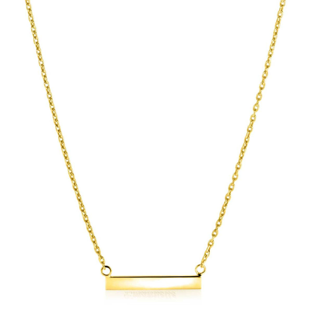 zinzi-gravures-zic2344g-ketting-gold-plated-hanger-graveerbaar-staafje-26-mm-breed-lengte-40-45-cm