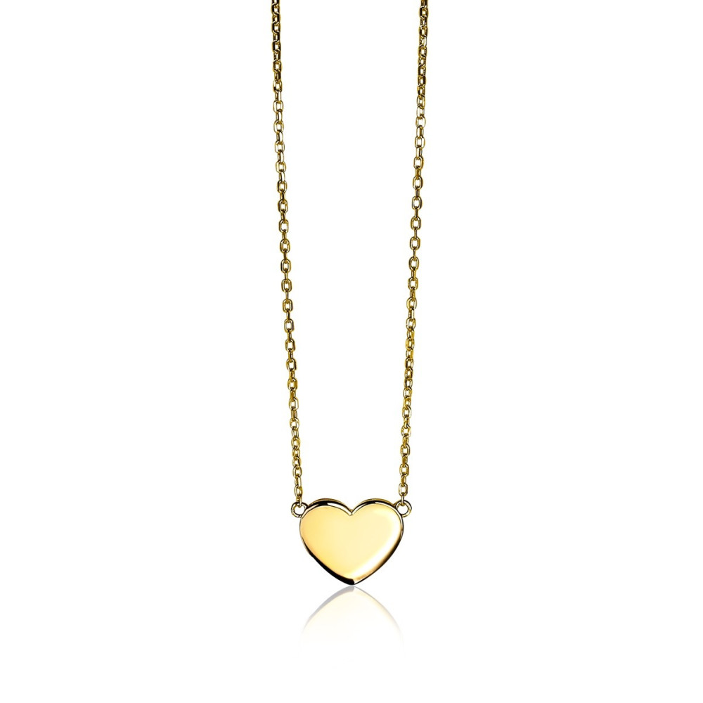 zinzi-gravures-zic2346g-ketting-hart-hanger-goudkleurig-10-mm-breed-lengte-40-43-cm