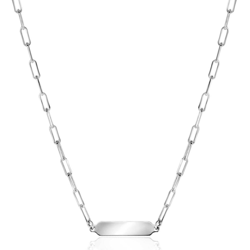 zinzi-gravures-zic2530-paperclip-ketting-barhanger-zilver-4-2-mm-breedte-lengte-42-45-cm