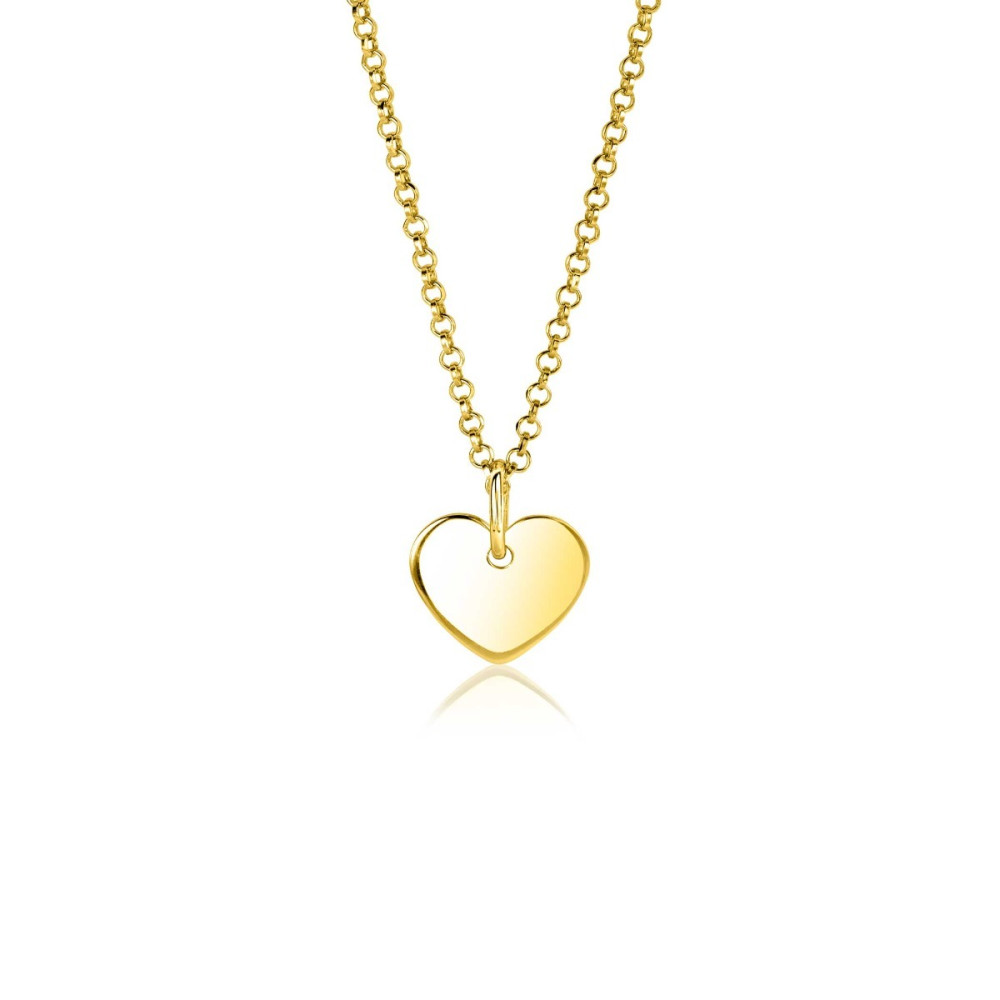 zinzi-gravures-zih2346g12-gold-plated-hartjes-hanger-dames-glanzende-afwerking-12-mm-breed-x-13-mm-hoog