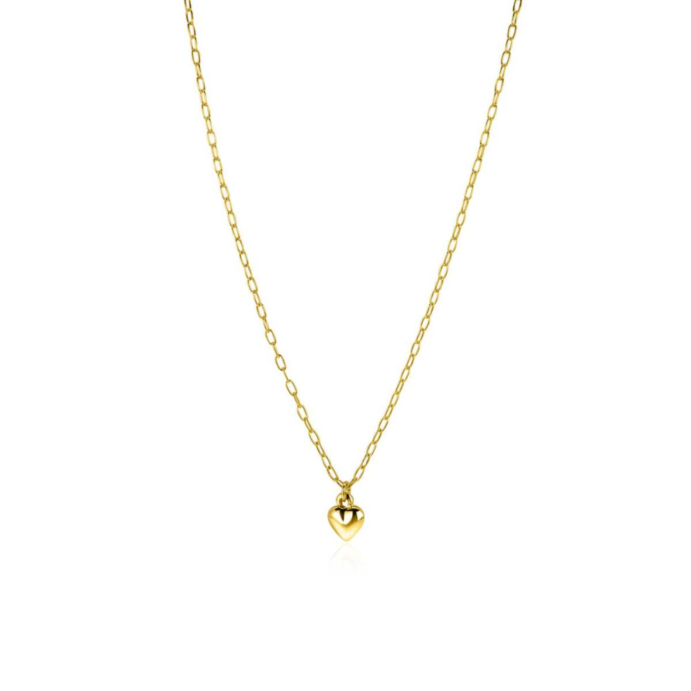 zinzi-ketting-zic2661-paperclipschakels-hart-hanger-9-mm-goudkleurig-lengte-42-45-cm