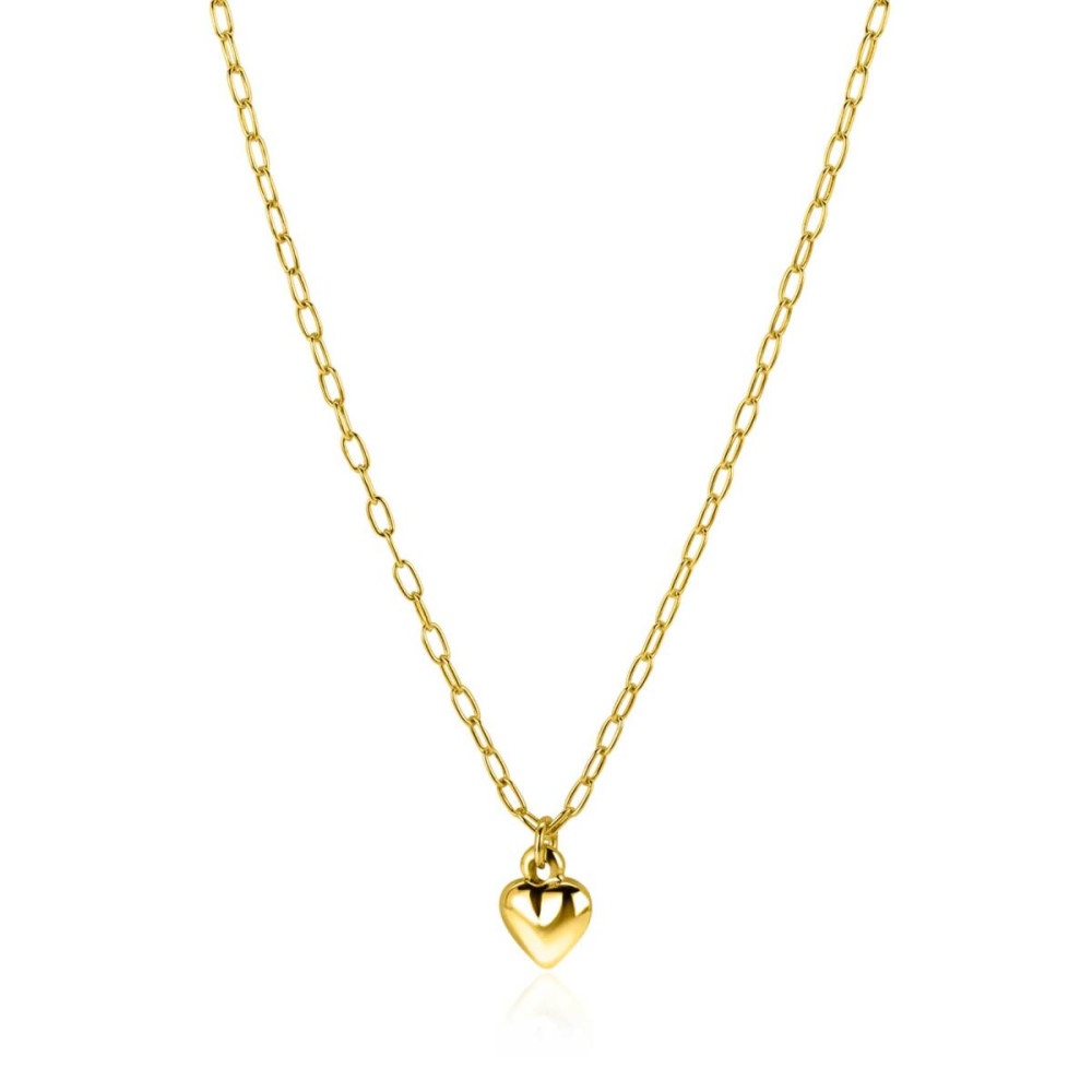 zinzi-ketting-zic2661-paperclipschakels-hart-hanger-9-mm-goudkleurig-lengte-42-45-cm