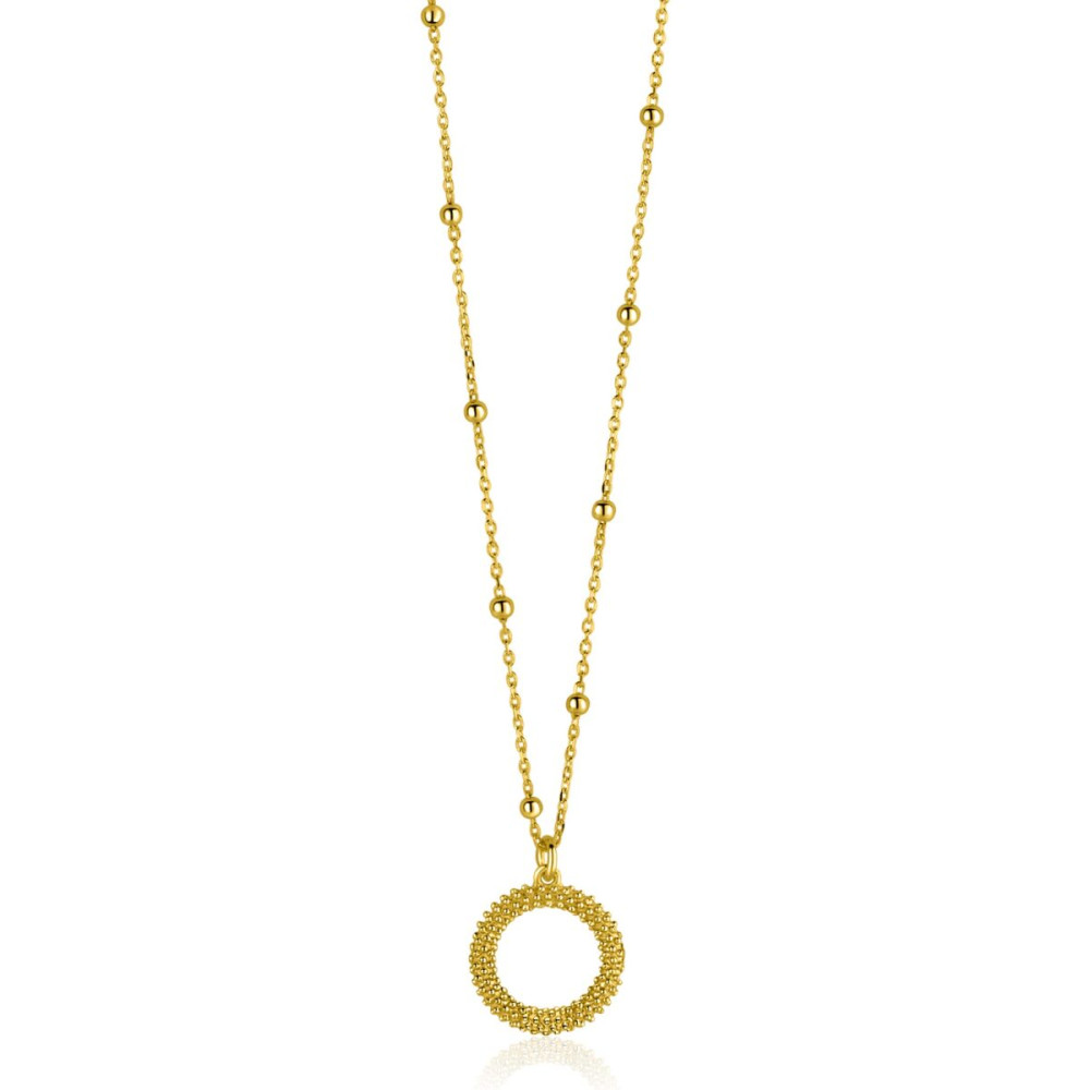 zinzi-ketting-zic2704g-ronde-hanger-12-mm-goudkleurig-lengte-42-45-cm