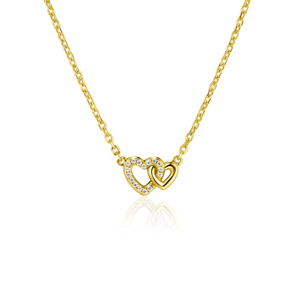 zinzi-liekes-favorieten-zic2493y-ketting-met-hanger-gold-plated-hart-zirkonia-7-7-mm-lengte-42-45-cm