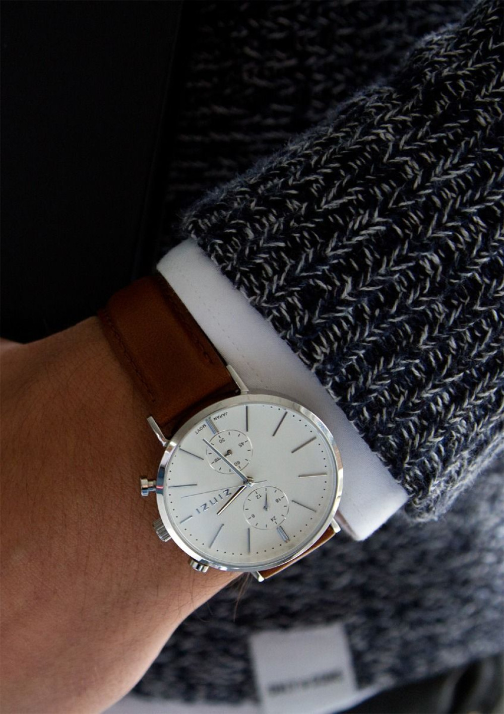 zinzi-traveller-white-ziw740-herenhorloge-met-bruine-lederen-band-en-extra-zwarte-horlogeband