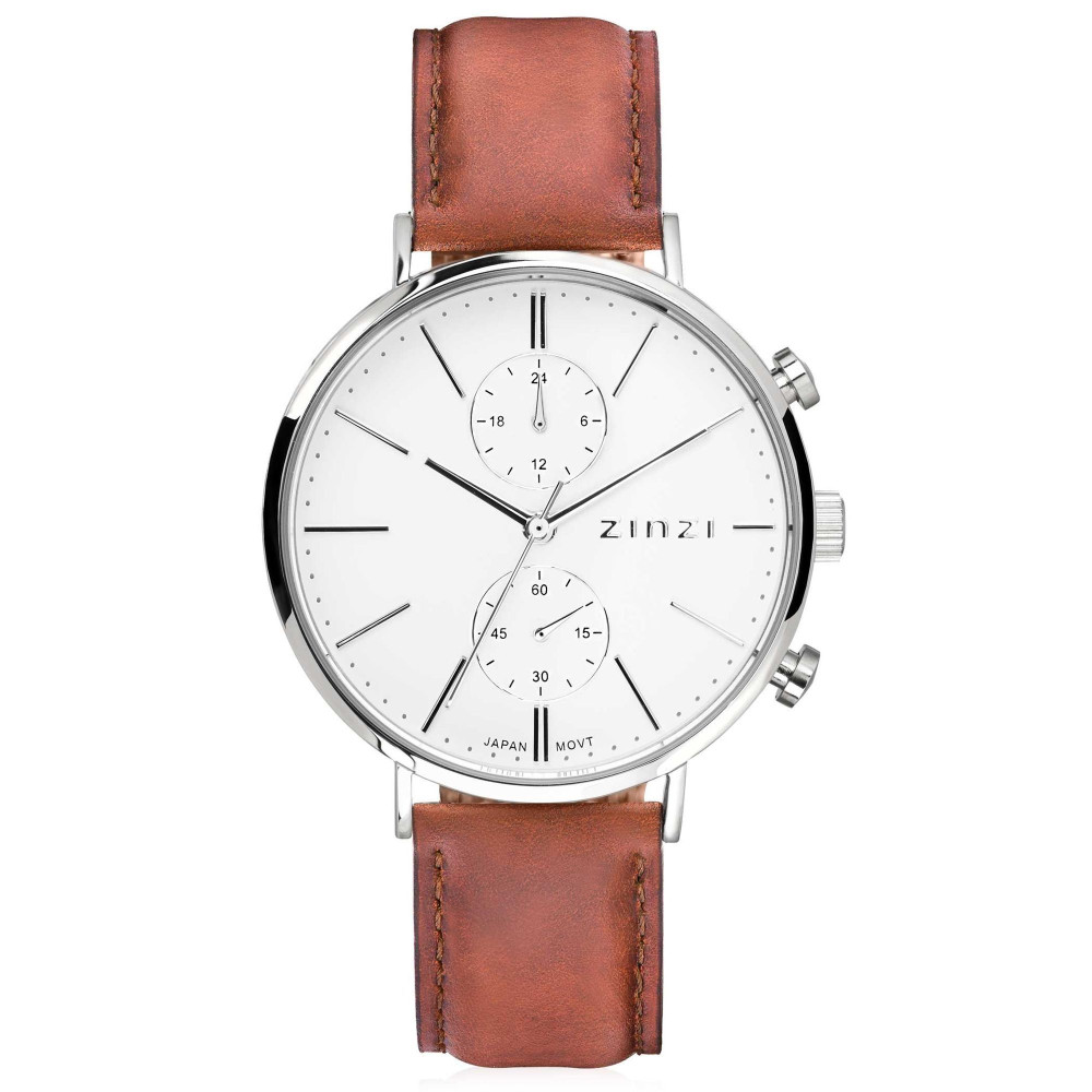 zinzi-traveller-white-ziw740-herenhorloge-met-bruine-lederen-band-en-extra-zwarte-horlogeband