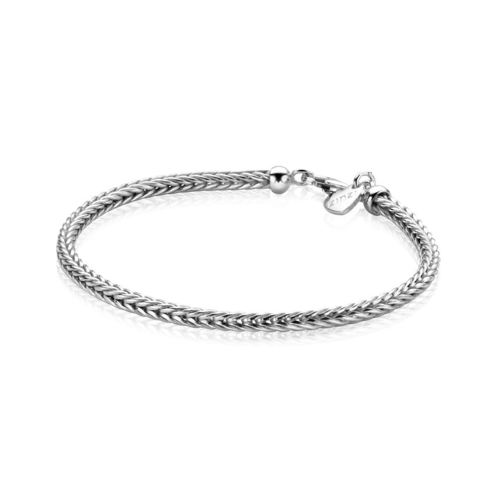 zinzi-zia1124-schakelarmband-zilver-vossenstaart-3-mm-breedte-lengte-19-cm