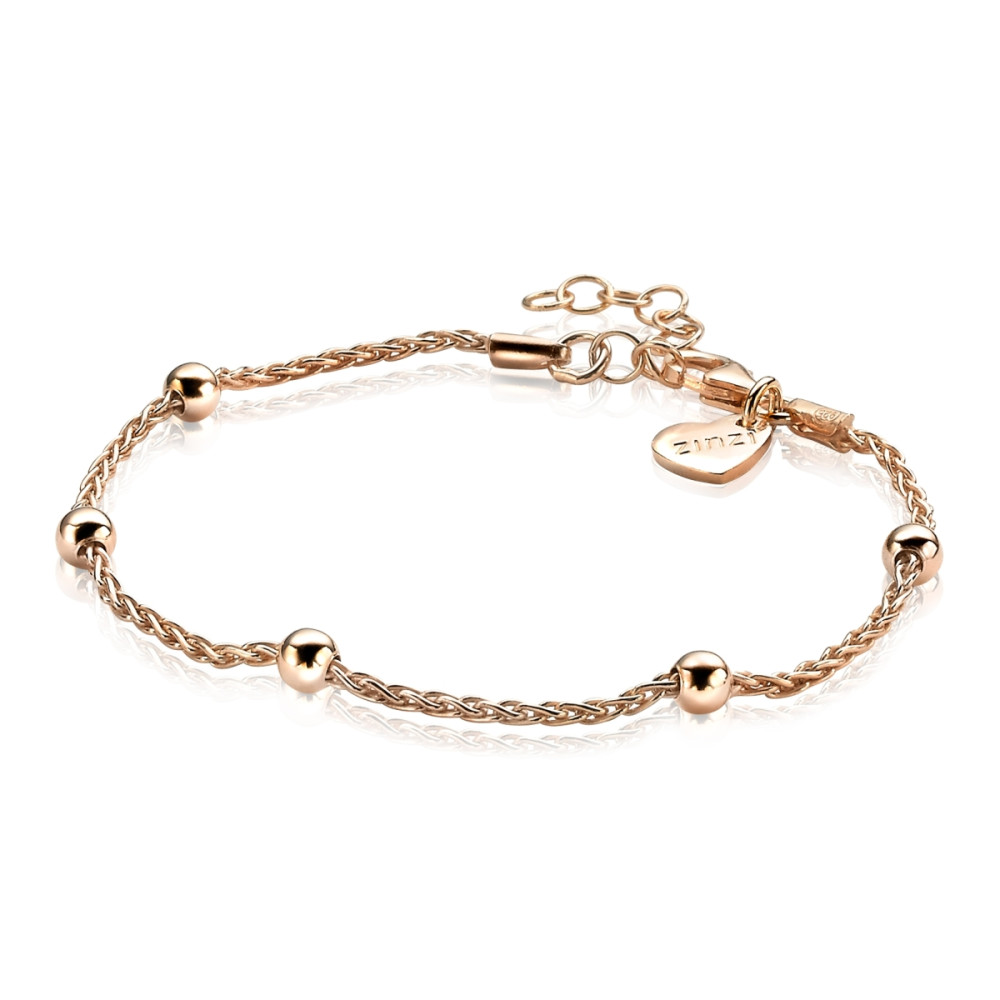 zinzi-zia1128r-schakelarmband-rosekleurige-bolletjes-35-mm-breedte-lengte-175-205-cm