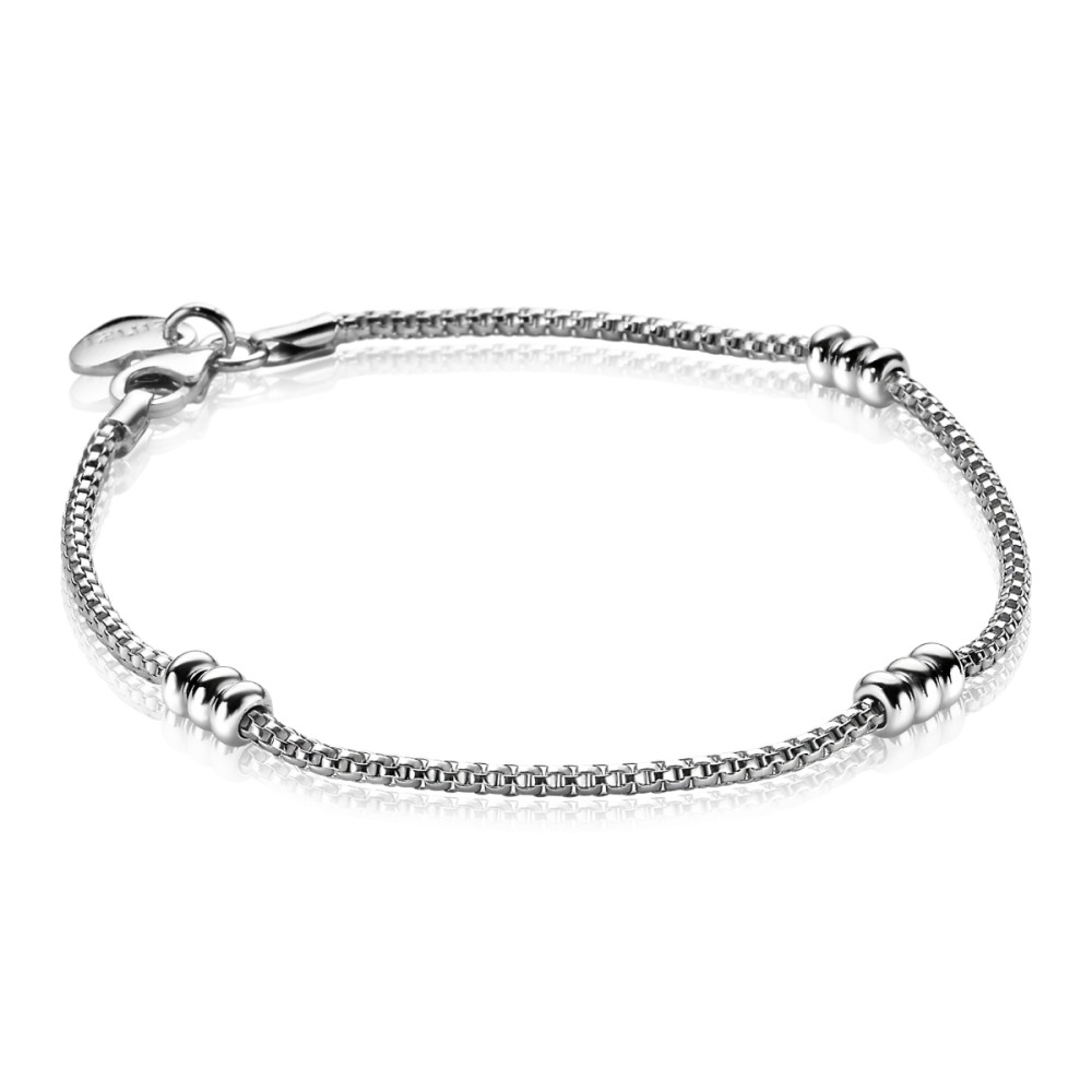 zinzi-zia1421-schakelarmband-zilver-glanzend-bolletjes-4-mm-breedte-lengte-185-cm