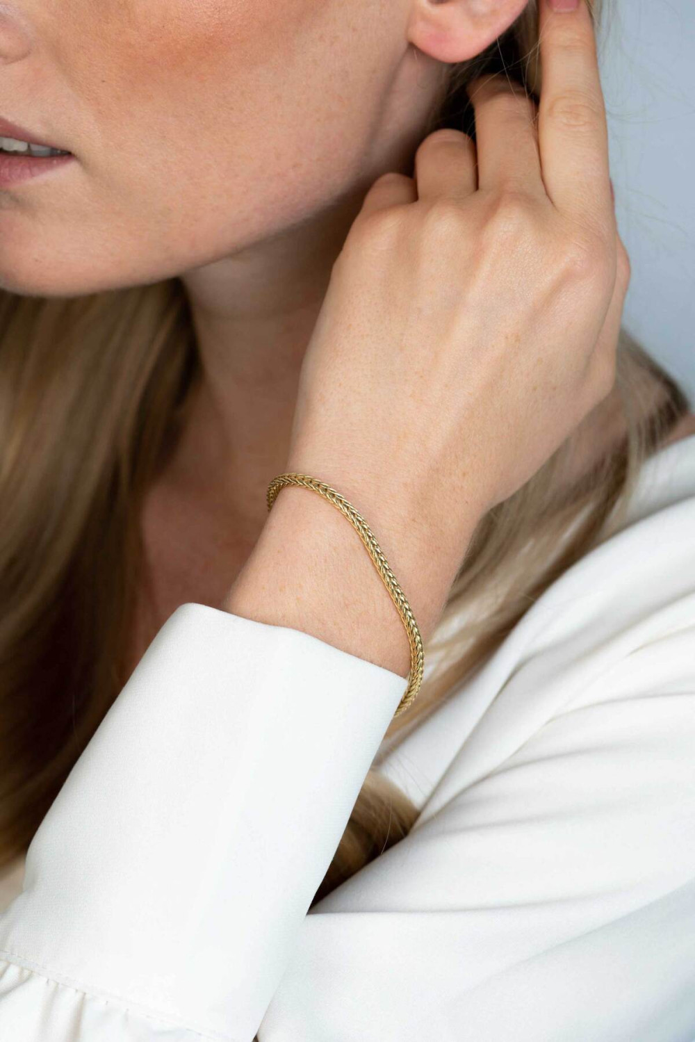 zinzi-zia1925g-schakelarmband-goudkleurig-vossenstaart-glanzend-4-mm-breedte-lengte-19-5-cm