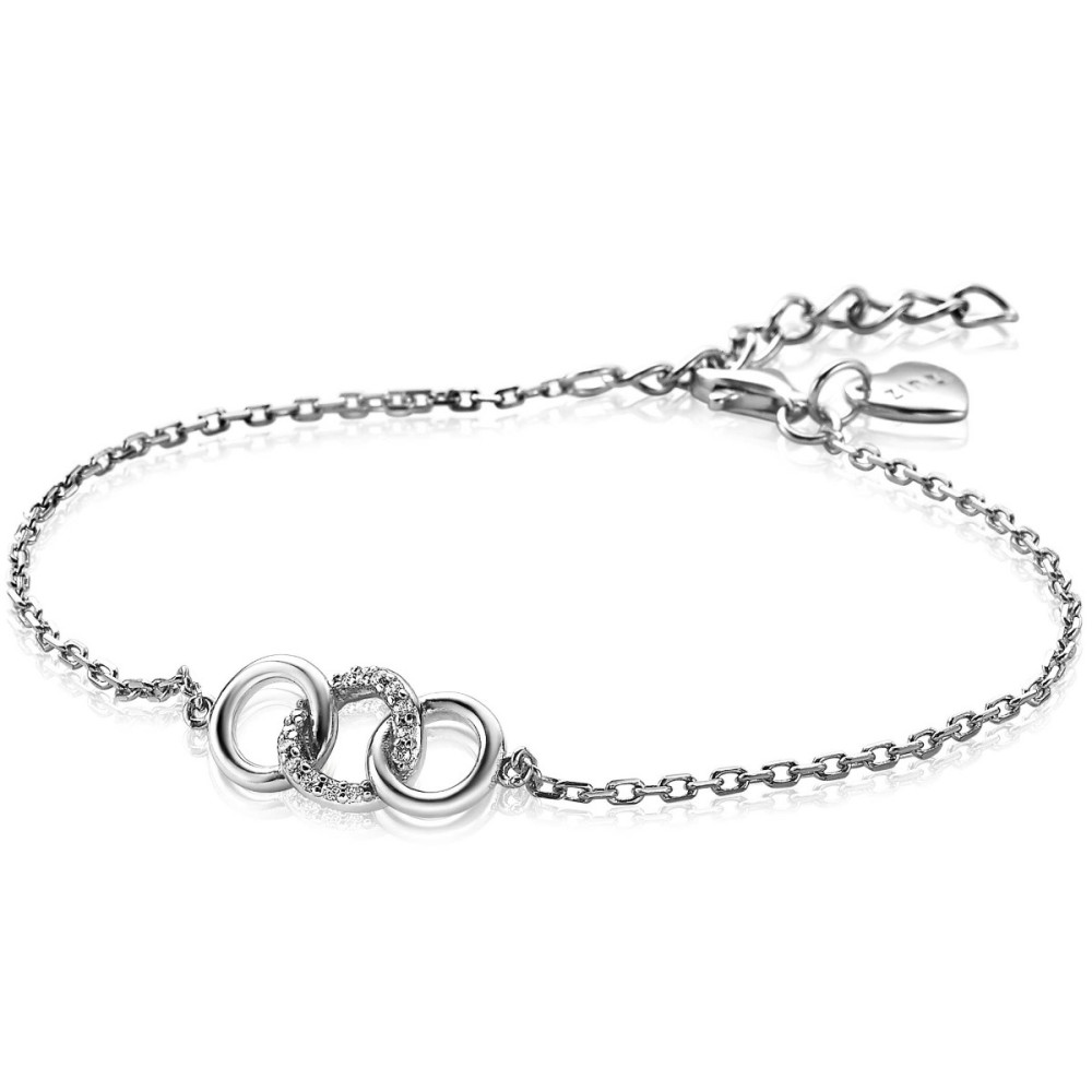 zinzi-zia2045-armband-zilver-3-verbonden-rondjes-glanzend-zirkonia-8-mm-breedte-lengte-17-20-cm