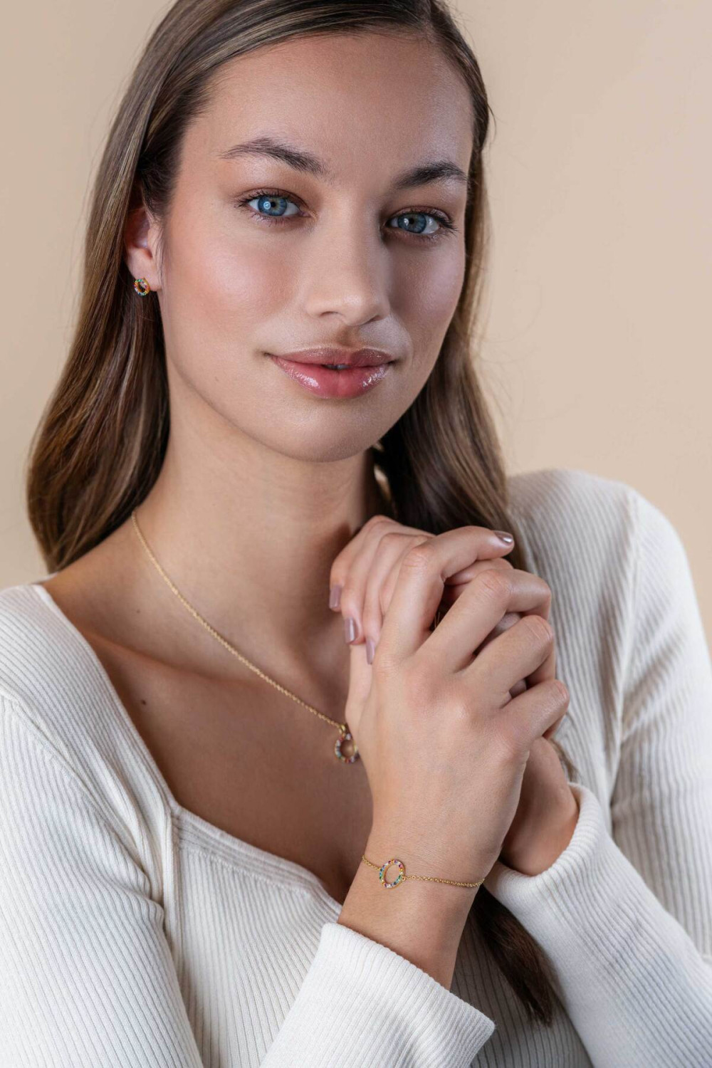 zinzi-zia2170-armband-gold-plated-rondje-kleurrijke-zirkonia-12-mm-breedte-lengte-17-20-cm